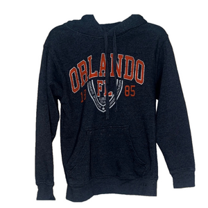 point sportswear blue and orange orlando Hoodie sweatshirt
